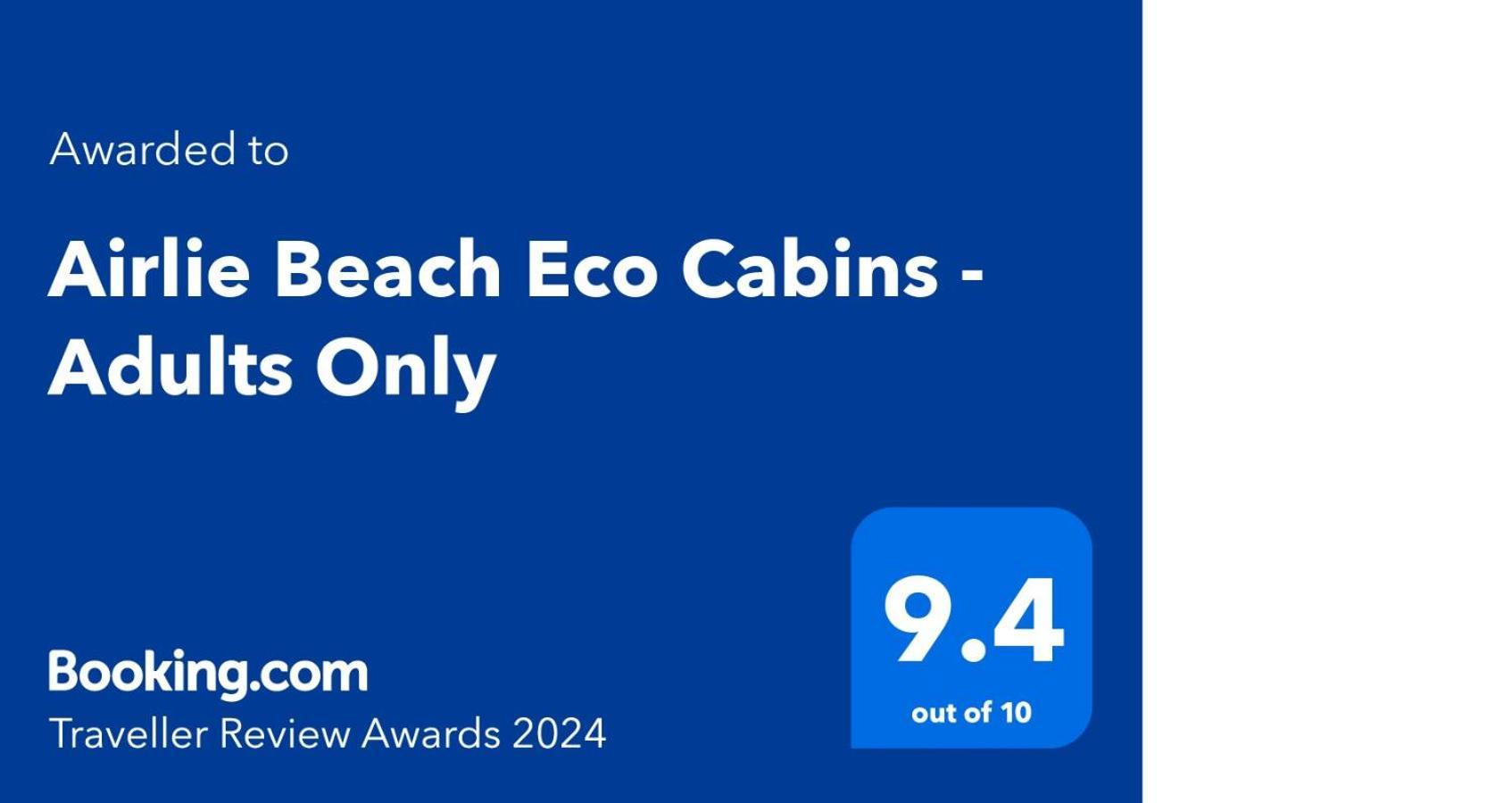 Airlie Beach Eco Cabins - Adults Only Eksteriør billede